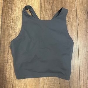 athletic tank with built in bra